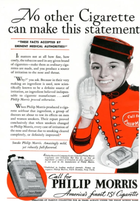 Phillip Morris, Saturday Evening Post